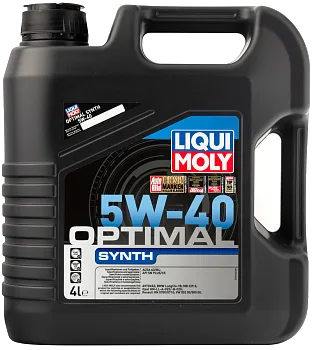 Моторное масло Liqui Moly 5W-40 Optimal Synth