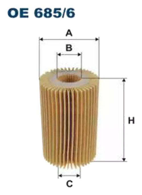 Масляный фильтр Filtron  OE 685/6